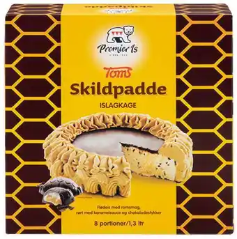 Skildpadde islagkage, 1300 ml