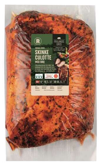Rema 1000 Frilandsgris skinkeculotte, 800 g tilbud