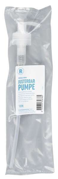 Rema 1000 Justerbar pumpe, 1 ct tilbud