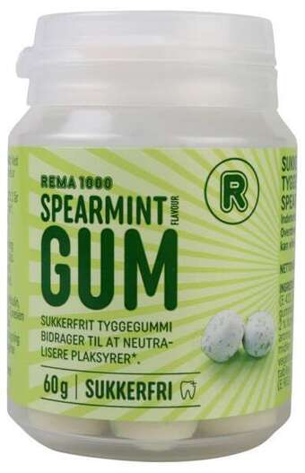 Spearmint gum, 60 g