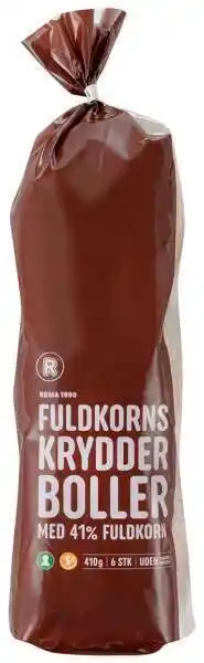 REMA 1000 Fuldkornsboller, 410 g tilbud