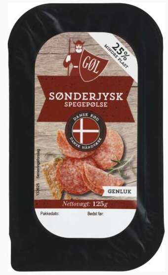 Rema 1000 Sønderjysk spegepølse, 125 g tilbud