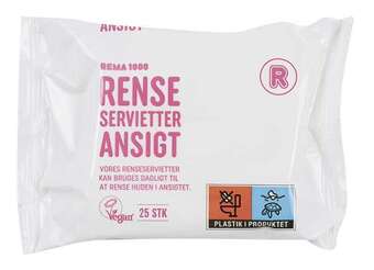 Rema 1000 Renseservietter, 25 ct tilbud