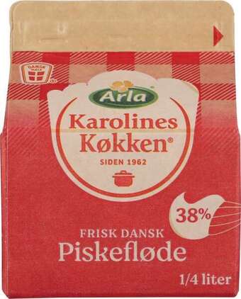 Piskefløde 38%, 0.25 l