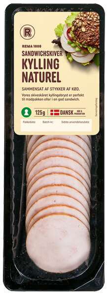 Kylling naturel, 125 g