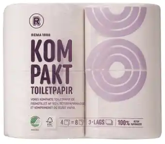REMA 1000 Kompakt toiletpapir, 976 g tilbud