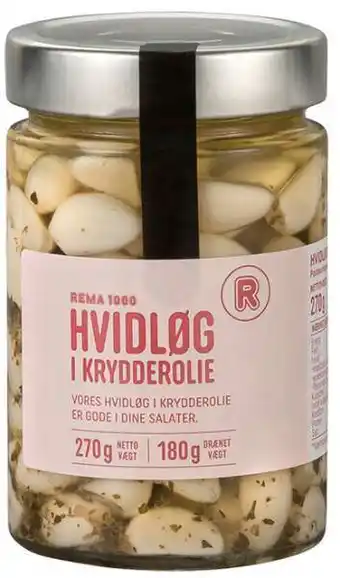 REMA 1000 Hvidløg krydderolie, 270 g tilbud