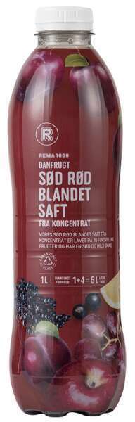 Blandet saft sød, 1 l