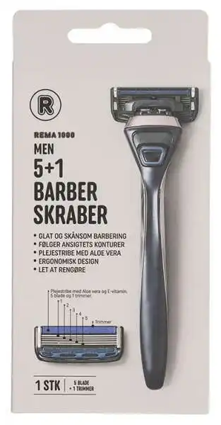 Luksus barberskraber, 1 ct