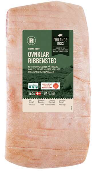 Rema 1000 Ribbenssteg 900-1200g, 900 g tilbud