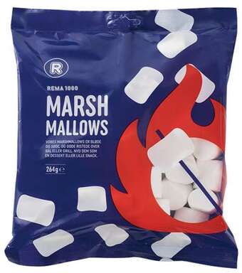 Rema 1000 Marshmallows, 264 g tilbud