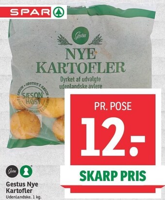 SPAR Gestus nye kartofler tilbud