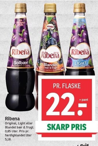 SPAR Ribena tilbud
