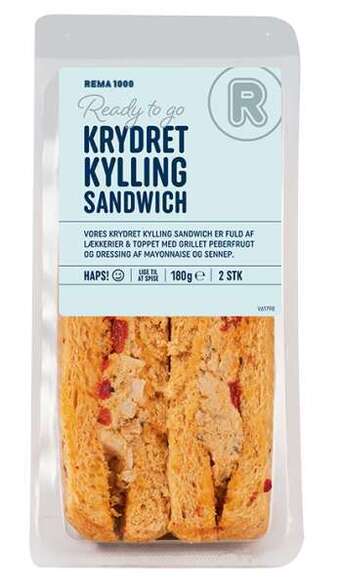 Rema 1000 Kylling sandwich, 180 g tilbud
