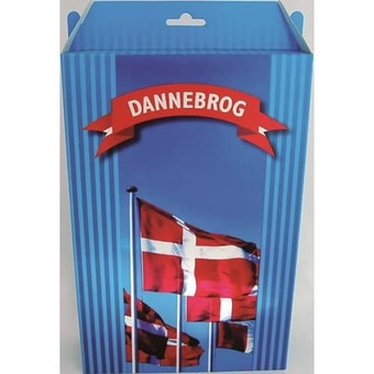 Danske flag 114 x 150 cm 6 m