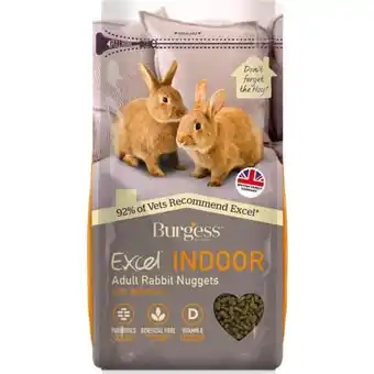 Burgess nuggets til indendørs kanin, 1,5 kg