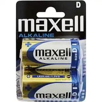 Land & Fritid Batteri alkalisk, d/lr20, 2 stk. tilbud