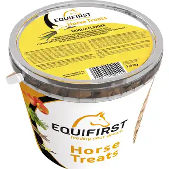 Land & Fritid Equifirst horse treats vanilla, 1,5 kg tilbud