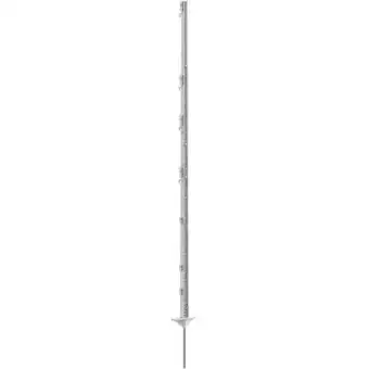 Land & Fritid Hegnspæl, hvid plast, 14-tråd, 5 stk. - 150 cm tilbud