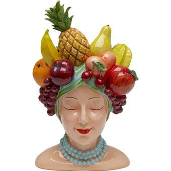 Dekorativ vase med frugter 37cm