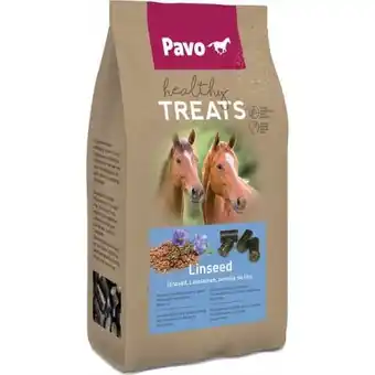 Land & Fritid Pavo healthy treats linseed 1 kg tilbud