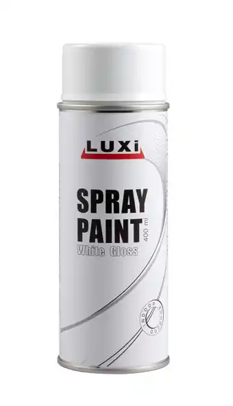 Spraymaling hvid blank - luxi