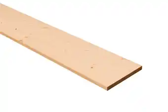 jem & fix Massiv hylde i gran 18 mm x 20 x 80 cm tilbud