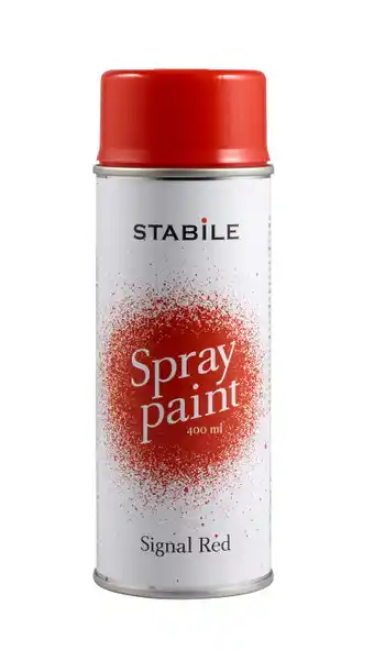 Spraymaling signal rød - stabile
