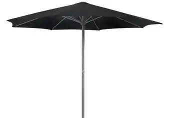 jem & fix Markedsparasol prag ø250 cm sort - sunlife tilbud