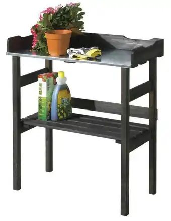 jem & fix Plantebord sort 78 x 38 x 82 cm tilbud