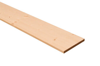 jem & fix Massiv hylde i gran 18 mm x 20 x 120 cm tilbud