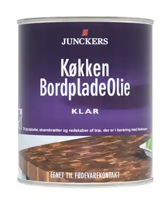 jem & fix Junckers køkken bordpladeolie 0,75 liter tilbud