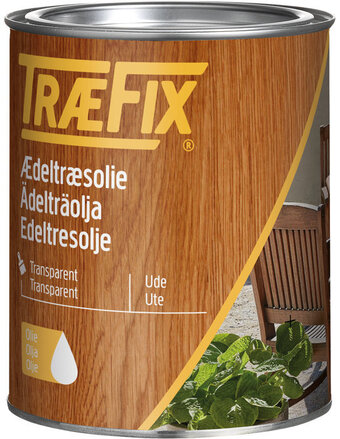 jem & fix Træfix ædeltræsolie transparent 1 liter tilbud