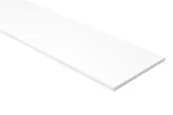 jem & fix Hylde melamin hvid 16 mm x 30 x 120 cm tilbud
