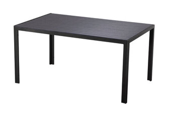 jem & fix Havebord havanna 150x90 cm i aluminium og nonwood - sunlife tilbud