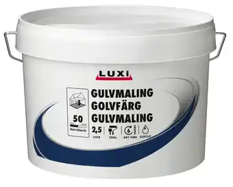 jem & fix Gulvmaling acryl pastelgrå 2,5 liter - luxi tilbud