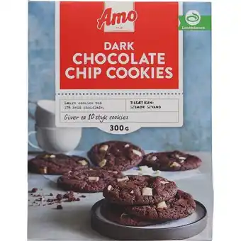 Amo cookies m. hvid chokoladestykker
