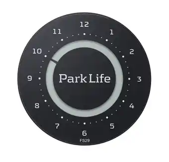 Park life parkeringsskive carbon black