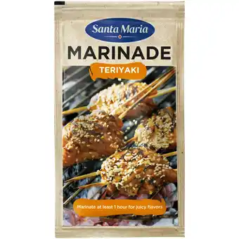 4 x santa maria bbq marinade teriyaki 75g