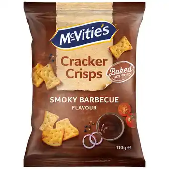Mcvities 3 x cracker crisps smokey bbq