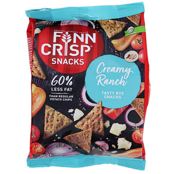 Finn crisp rug fuldkorns snacks creamy ranch