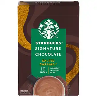 Motatos Starbucks signature chocolate salted caramel tilbud