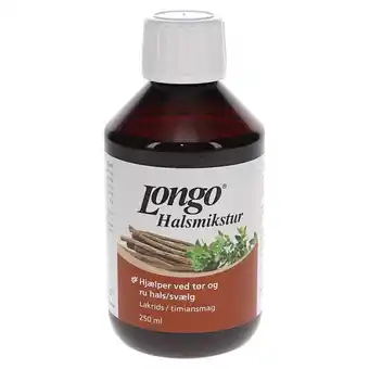 Longo hals mixtur lakrids & timian