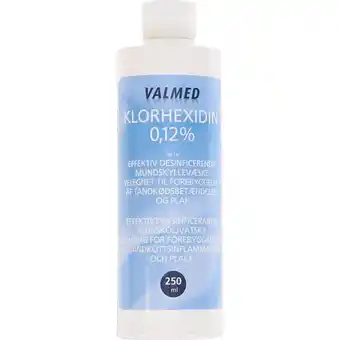 Valmed klorhexidin mundskyld for optimal mundhygiejne 250ml