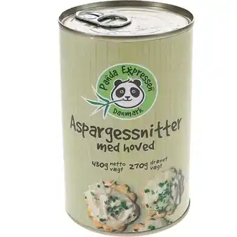 Panda expressen aspargessniter med hoved