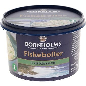 Motatos 2 x bornholms fiskeboller i dildsauce 375g tilbud
