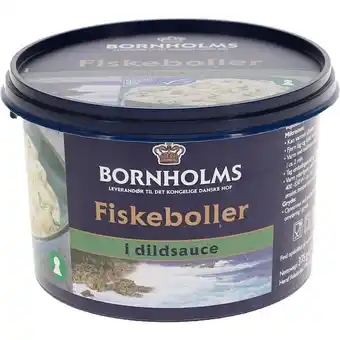 2 x bornholms fiskeboller i dildsauce 375g