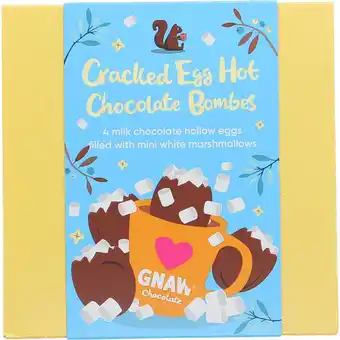 Gnaw cracked egg hot chocolate bomb