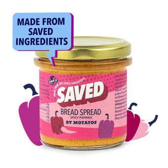 Saved by motatos øko smørepålæg spicy paprika m. pikant
