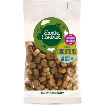 Earth control croutoner m. fuldkorn | sprøde og knasende croutoner med 40% fuldkorn.